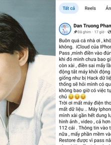 Đan Trường mất sạch dữ liệu iPhone vì nhập sai mật khẩu nhiều lần: cẩn thận với tính năng "Xóa dữ liệu" trên iPhone