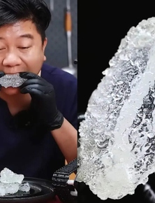 Food blogger Trung Quốc gây sốt với món gà rán trong suốt như pha lê khiến mạng xã hội vừa tò mò vừa “sởn gai ốc”