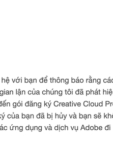 Người dùng Việt dùng Adobe bản quyền vẫn bị khoá tài khoản