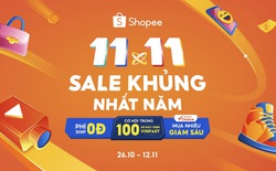 Sale đôi 11/11 có gì trên Shopee: Mã freeship đến 500.000đ, cơ hội trúng xe máy điện Vinfast, xem live stream "giật" voucher