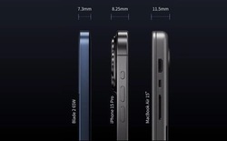 Ra mắt pin dự phòng 12.000mAh mỏng hơn cả iPhone 15 nhưng đủ sức "cân" cả MacBook