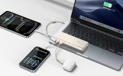 Baseus có pin dự phòng mới: 20.000mAh 100W, dây USB-C tích hợp, sạc cùng lúc 4 thiết bị, sạc được cả MacBook Pro