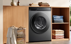 Xiaomi công bố máy giặt lồng ngang dung tích 12KG, chạy HyperOS và có 25 chế độ giặt thông minh