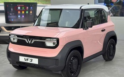 Ảnh thực tế VinFast VF 3 bản nâng cấp tại Việt Nam: Giá 302 triệu đồng, vô-lăng mới, có CarPlay