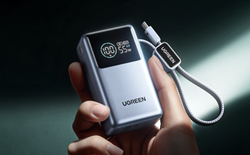 Ugreen bán pin dự phòng công nghệ mới dung lượng 10.000mAh nhưng mỏng nhẹ hơn, có sẵn cáp, công suất 55W