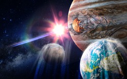 Nếu Sao Mộc nuốt chửng Trái Đất: Hành tinh của chúng ta sẽ biến thành gì bên trong gã khổng lồ khí?