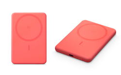 Anker bán pin sạc MagGo 5.000mAh siêu mỏng màu san hô đẹp mắt, chuẩn Qi2, giá khoảng 1.3 triệu
