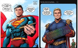 Tại sao một bức tranh Superman lại khiến cả cộng đồng AI phương Tây "nổi đóa" và phản công?