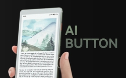 Máy đọc sách này chạy Android, màn e-ink màu, có SIM nhưng chỉ để vào mạng, AI phân tích ảnh, tóm tắt sách