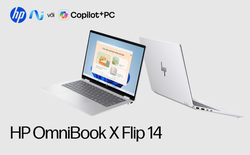 HP OmniBook X Flip 14 với AI mạnh mẽ, thiết kế linh hoạt cho người dùng hiện đại