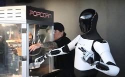 Tesla ra mắt trạm sạc với phong cách độc lạ, mỗi tội robot Optimus xúc bỏng ngô mà vãi như trẻ con học dùng thìa