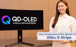Samsung giới thiệu tấm nền QD-OLED mới cho màn hình cao cấp: Sắc nét hơn, tần số quét 360Hz, độ sáng 1.300 nits