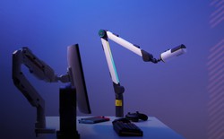 HyperWork ra mắt arm mic tích hợp LED RGB