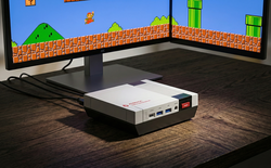 Mini PC Acemagic Retro X5 trông như máy NES nhưng dùng Ryzen AI 9 HX 370 siêu mạnh, có sẵn giả lập game cổ điển
