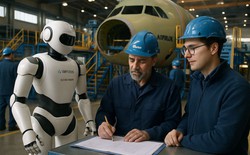 Airbus bắt tay kỳ lân công nghệ Trung Quốc đưa robot hình nhân thay pin tự động vào dây chuyền sản xuất máy bay