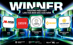 5 thương hiệu chiến thắng trong hạng mục "Thương hiệu Việt lan tỏa bản sắc của năm": Sun Group, Saigontourist Group, Trung Nguyên Legend, Canifa và MSB