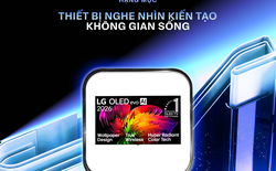 Thiết bị nghe nhìn kiến tạo không gian sống vinh danh LG OLED evo AI W6