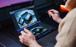 Không cần bàn làm việc cố định, ASUS Zenbook DUO 2026 vẫn dựng được cả workspace