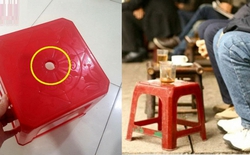 90% người ngồi ghế nhựa không biết công dụng của lỗ tròn này để tận dụng