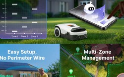 Robot cắt cỏ ANTHBOT Genie ra mắt với AI và định vị RTK, không cần dây biên