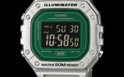 Casio W218HD-3AV gây chú ý với thiết kế mặt số xanh đậm và giá bán dễ tiếp cận