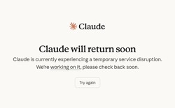 AI Claude "sập" diện rộng, ảnh hưởng hàng trăm triệu người dùng