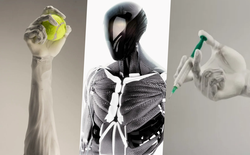 Sau bảy năm nghiên cứu giải phẫu cơ thể, công ty Ba Lan thành công chế tạo cánh tay robot sở hữu cơ bắp như con người, có thể nắm được 7 kg chỉ bằng một ngón tay