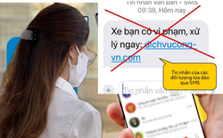 Công an phát thông báo tới những tài xế nhận được tin nhắn có nội dung sau