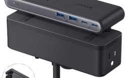 Ổ điện Anker Nano Power Strip gắn cạnh bàn: Giải pháp cho góc làm việc gọn gàng