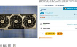 RTX 5090 hỏng vẫn được bán gần 50 triệu đồng, mua rồi tự chịu