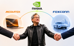 Chỉ GPU và trung tâm dữ liệu là chưa đủ: NVIDIA bắt tay Foxconn và MediaTek thâm nhập sâu vào xe thông minh và laptop AI cao cấp