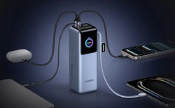 Ugreen ra mắt pin sạc dự phòng 25.000mAh mới: Công suất 200W, tích hợp sẵn 2 dây sạc, vẫn có thể mang lên máy bay