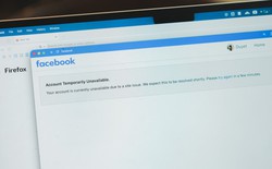 Facebook lại sập, chưa rõ nguyên nhân