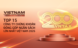 14.300 tỷ đồng phía sau bảng điện: Khoản ngân sách được top 15 công ty chứng khoán đóng góp trong năm 2025