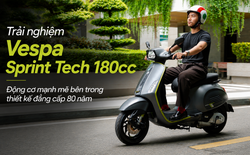 Trải nghiệm Vespa Sprint Tech 180: Động cơ mạnh mẽ bên trong thiết kế đẳng cấp 80 năm