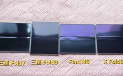1 tuần gập Galaxy Z Fold8: Nếp gấp mờ hơn, màn hình phẳng thấy rõ so với các đối thủ?