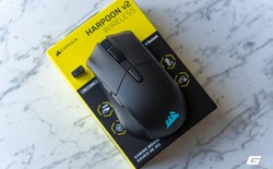 Trên tay Corsair Harpoon v2 Wireless: Rất nhẹ, ôm tay, linh hoạt trong từng cú vẩy với cảm biến 26K DPI