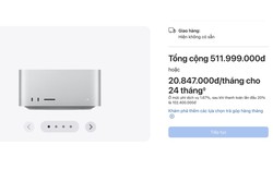 Mac Studio mới bản "max option" giá hơn nửa tỷ