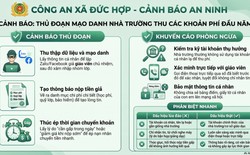 Công an cảnh báo phụ huynh, sinh viên nhận được tin nhắn có nội dung sau