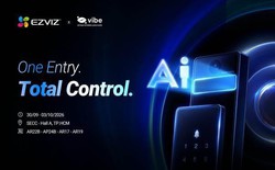 EZVIZ MIRA kết nối khóa cửa, camera tại VIBE 2026