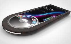 Apollo: bản concept smartphone lạ với sự kết hợp giữa gỗ và kim loại, trông như máy hát đĩa ngày xưa