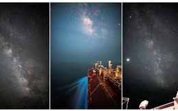 Theo đuổi đam mê chụp ảnh thiên văn trên tàu chở hàng giữa biển khơi bao la