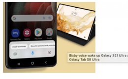 Samsung tự làm lộ Galaxy Tab S8 Ultra