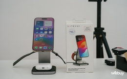 Đế sạc không dây cao cấp 3 trong 1 cho người dùng "hệ Táo": Sạc đồng thời iPhone, AirPods, Apple Watch, tặng kèm cả củ và dây sạc, giá 3,49 triệu đồng