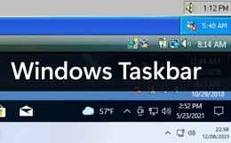 Thanh Taskbar qua các thời kỳ: Từ những ngày đầu đơn sơ cho đến Windows 11 hiện đại