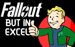 Ai bảo Excel chỉ là bảng tính khô khan? Giờ đây bạn có thể chơi Fallout ngay trên đấy