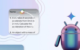 Gemini AI của Google giúp học sinh giải Toán và Lý chỉ bằng một thao tác tay
