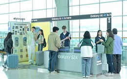 Samsung cho thuê Galaxy S24 miễn phí tại sân bay