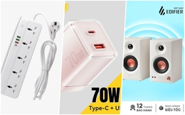 Ngày đôi 9/9 lại có nhiều deal: Balo Made in Việt Nam giảm nửa giá, ổ điện USB Energizer 362.000đ, củ sạc 70W chỉ 260.000đ...