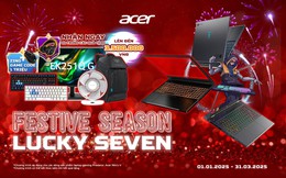 Festive Season - Lucky Seven: Cơ hội săn quà siêu hấp dẫn cùng Acer